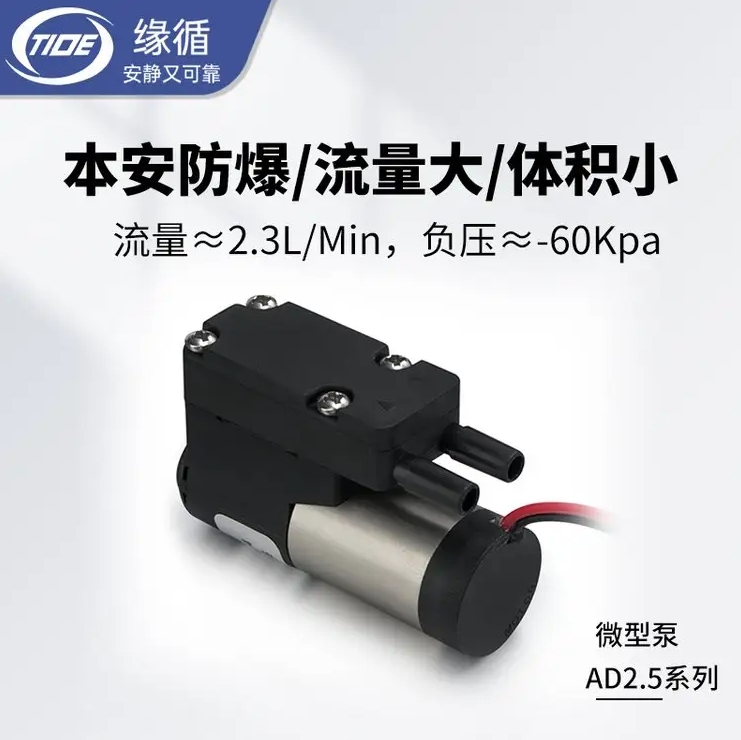 微型气泵AD2.5DM4气体采样泵防爆小型隔膜泵在线监测真空泵